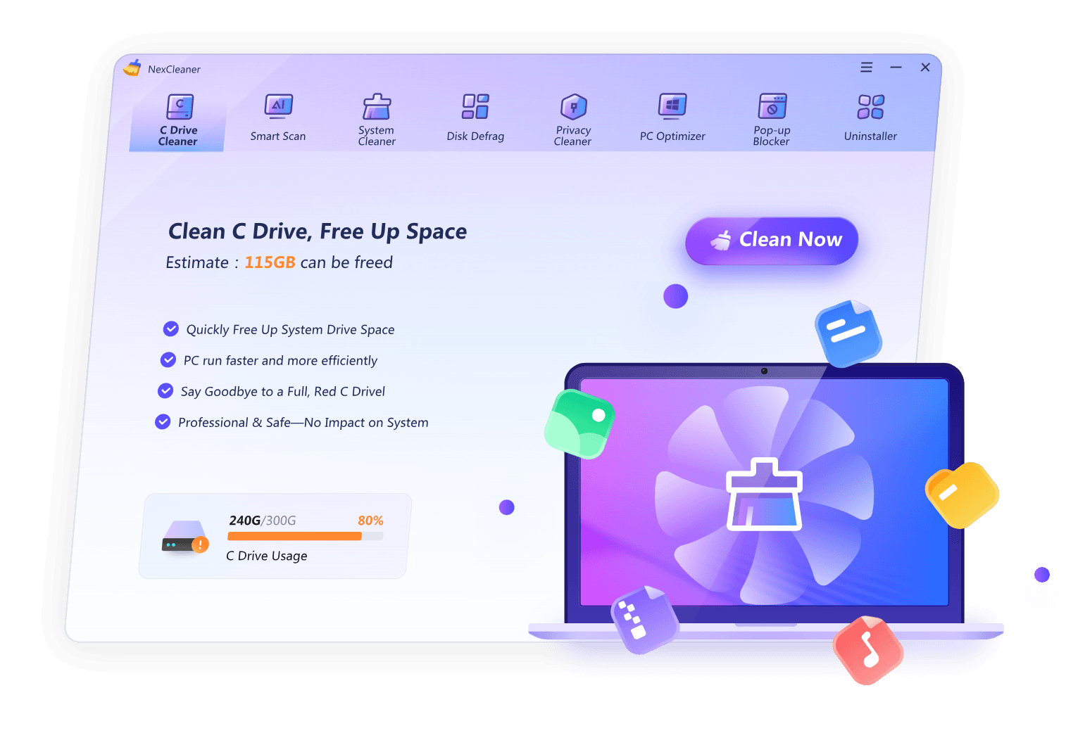 NexCleaner Panel